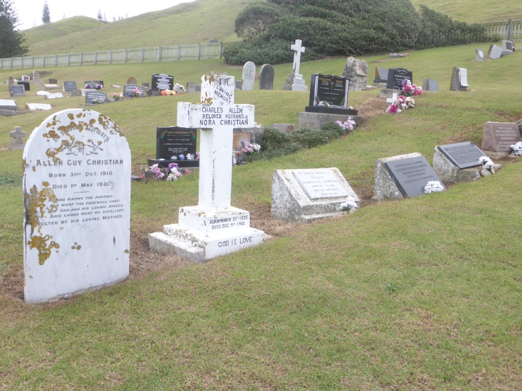 Margaret Muir Gravestones reveal a rich and dark history on Norfolk Island