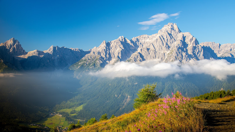 Nature Landscape with the Dolomites Mountains 3