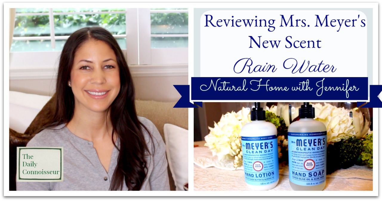 Reviewing Mrs. Meyer's New Rain Water Scent Natural Home with