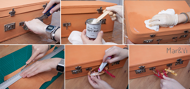 pintar una maleta vieja con chalk paint paso a paso