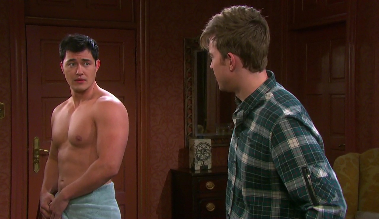 Christopher Sean shirtless on Days Of Our Lives.