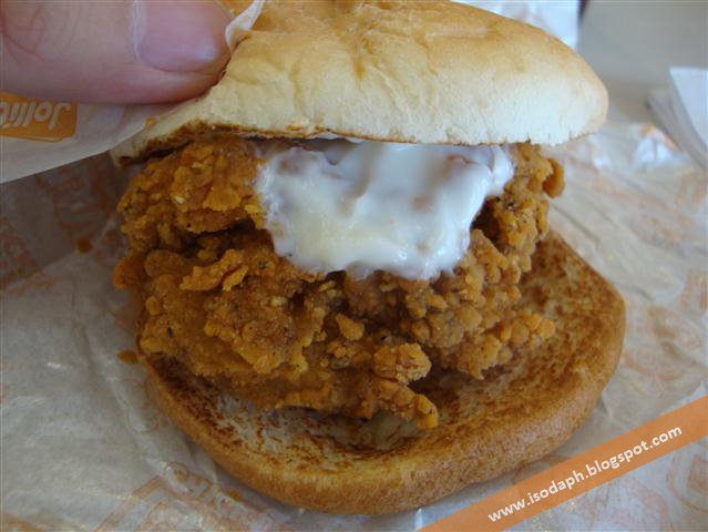 Jollibee Crunchy Chicken Burger ISoda Philippines jollibee-crunchy-chicken-burger-isoda-philippines
