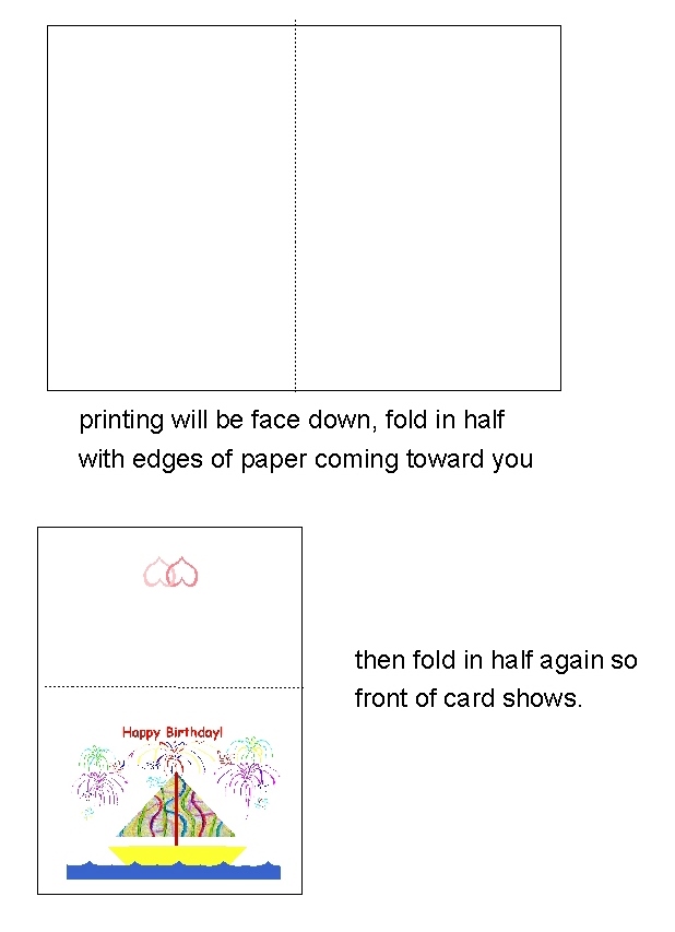 quarter fold envelope