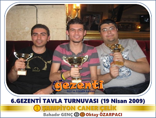 6.Gezenti Tavla Turnuvası 6.Gezenti Tavla Turnuvası