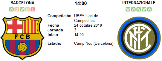 Barcelona vs Inter de Milan en VIVO Barcelona vs Inter de Milan en VIVO