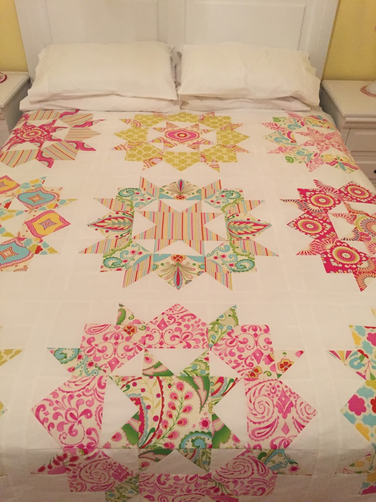 Lynda in Wonderland Two Quilt Tops