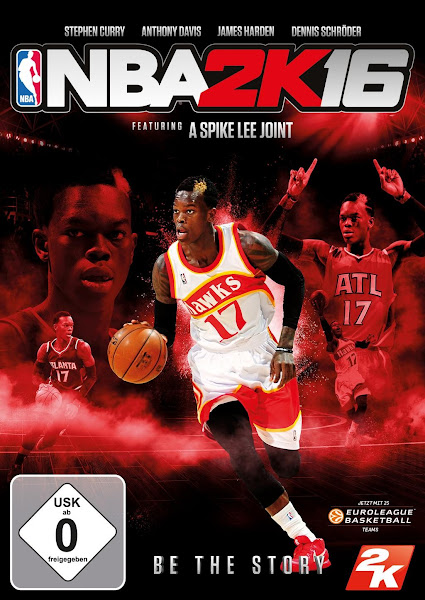 NBA 2K16 Dennis Schroder German Cover 