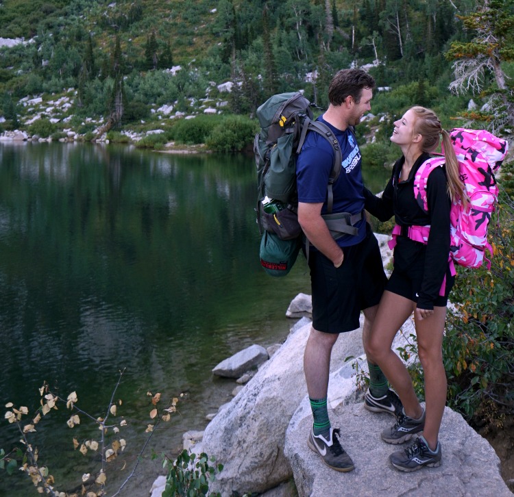 Couple Backpacking Hike Utah