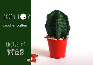 STAR cactus crochet pattern