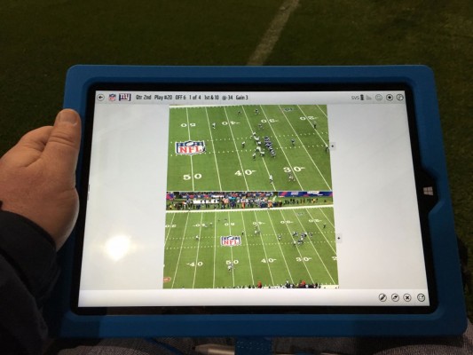 Tablet Hands-on with the NFL Surface Pro Tablet Hands-on with the NFL Surface Pro