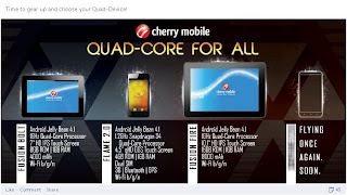 Quad Core Tablet Fusion Fire from Cherry Mobile 