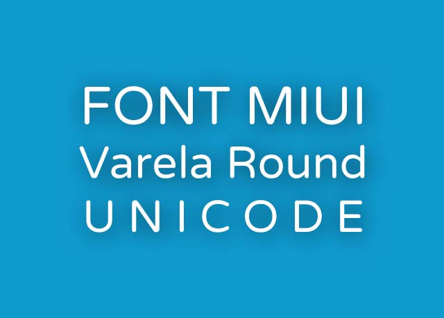 Font Varela Round UNICODE mtz
