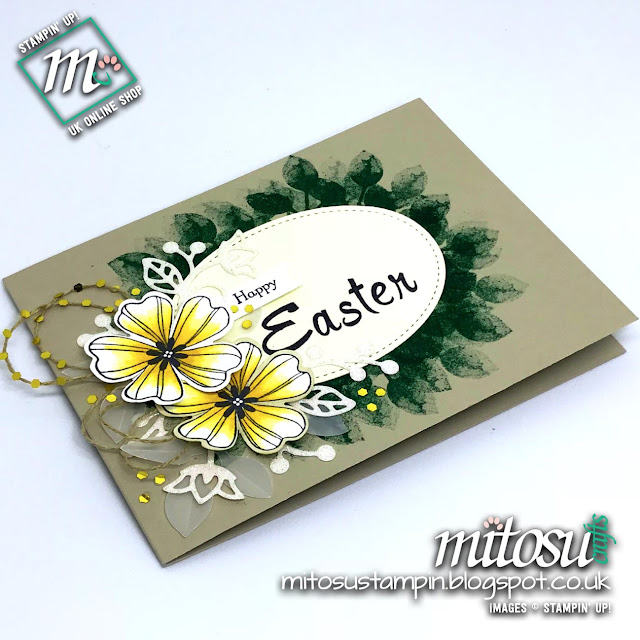 Stampin' Up! Easter Card Idea order craft supplies from Mitosu Crafts UK Online Shop