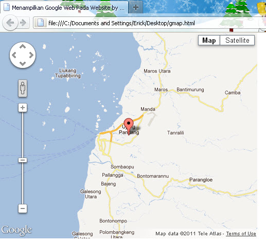 Memasang Google Map pada Website - IT Sasak