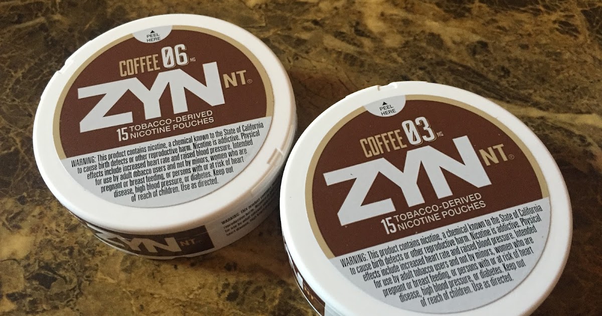 Zyn NT Coffee (03 and 06) Reviews. 5 July 2016.