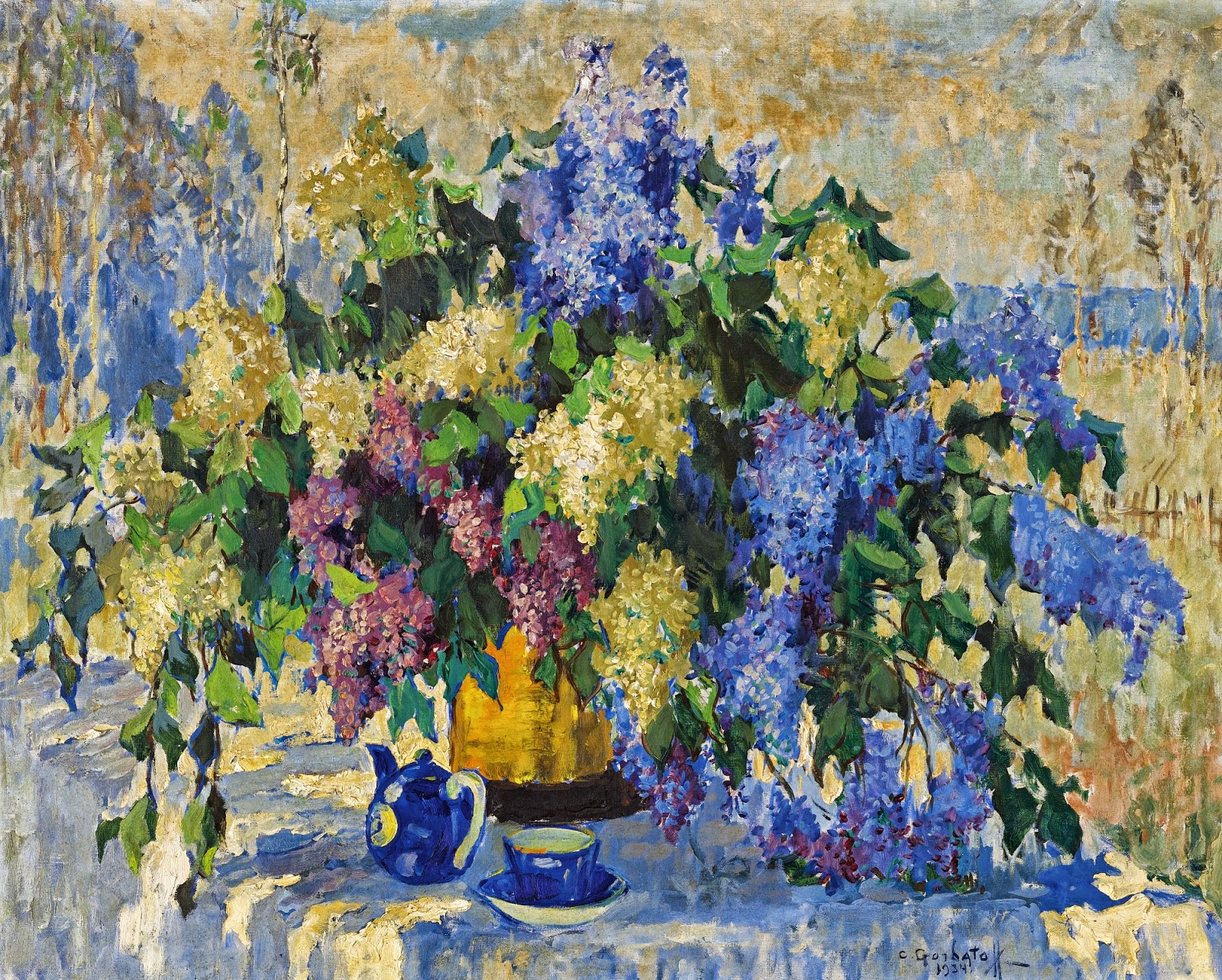 Konstantin Gorbatov Postimpressionist painter Tutt'Art Pittura