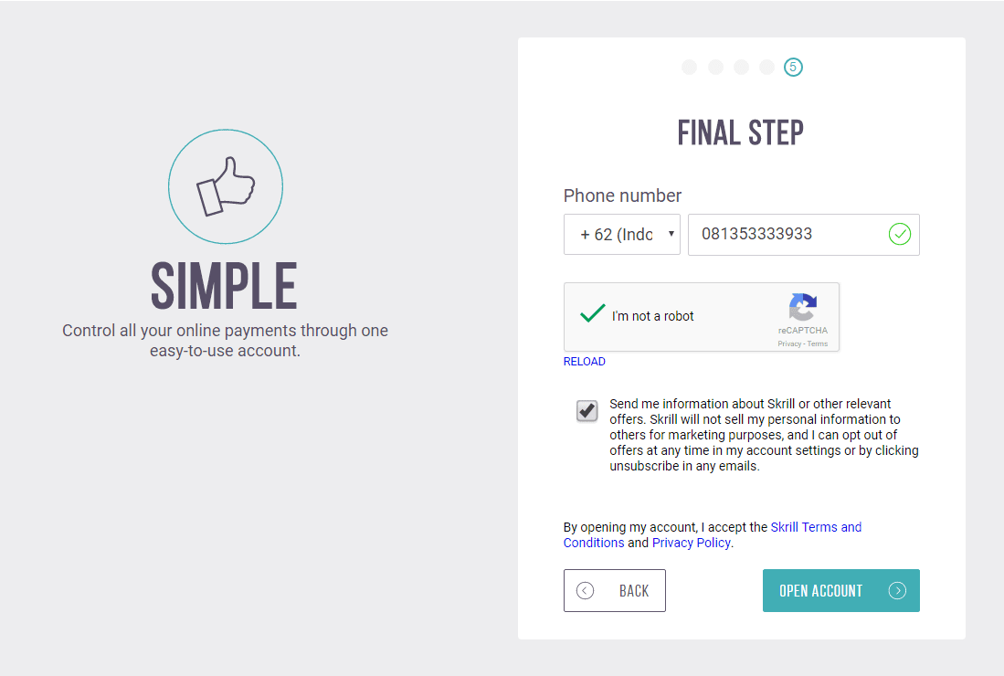 step 5 cara membuat akun skrill 2017
