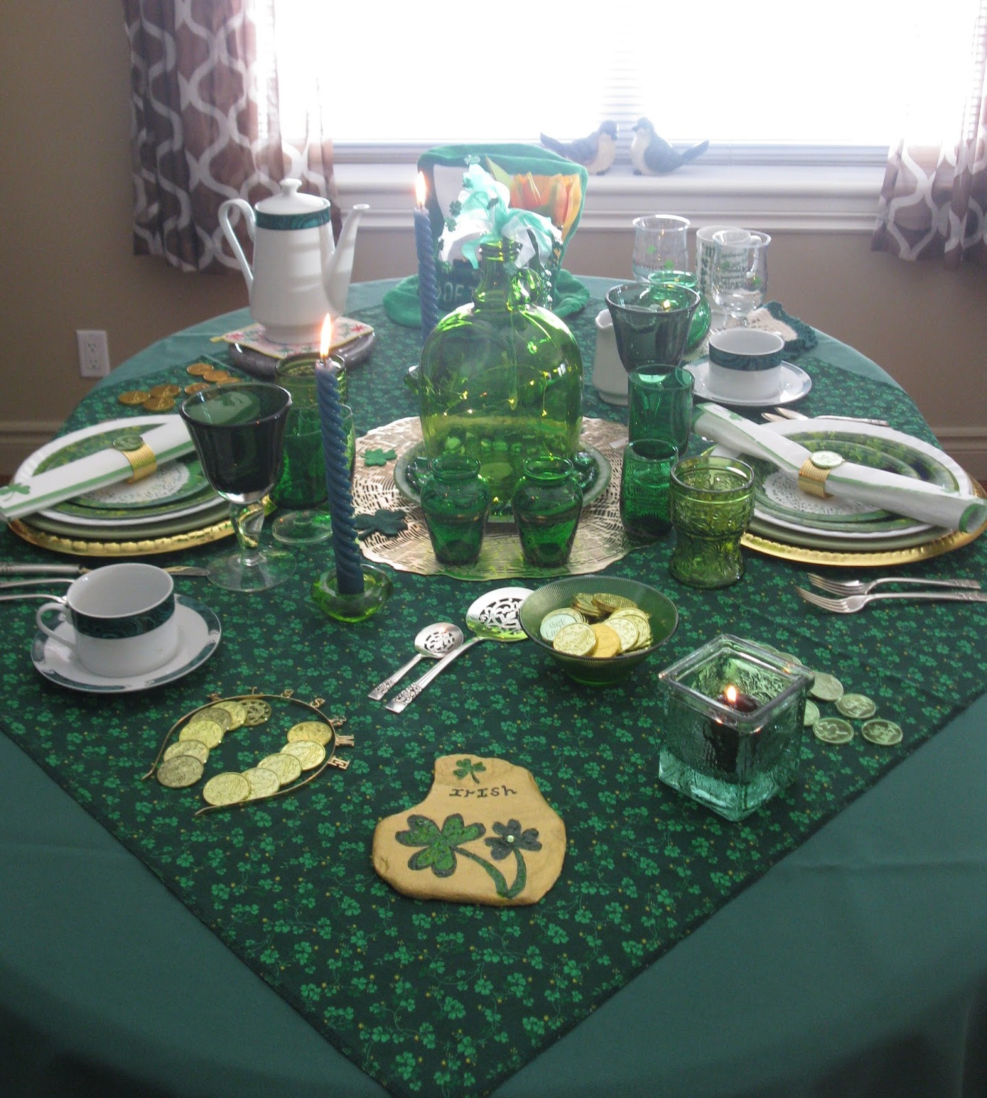 Thelma's Days St. Patrick Tablescape