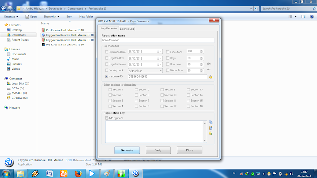 Kode register one karaoke