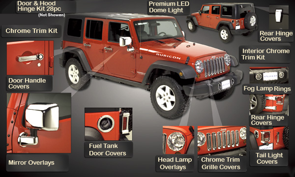 06 Jeep wrangler unlimited accessories