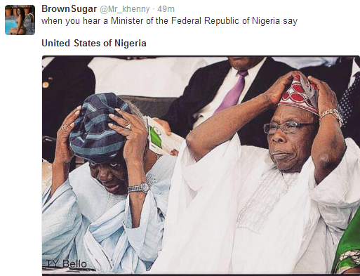 00 United State of Nigeria: Nigerians troll Solomon Dalung...he locks his twitter page