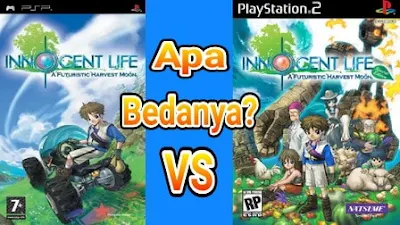 Perbedaan Harvest Moon Innocent Life PS dan PS 2