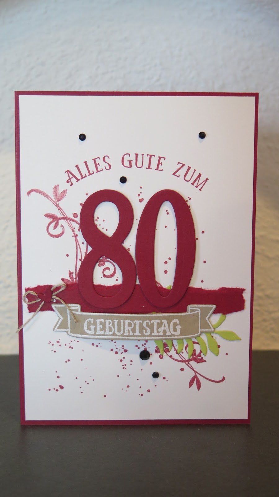 Stempelnixe Karte Zum 80 Geburtstag vrogue.co