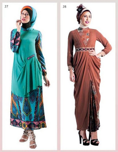 Model Baju Muslim Kebaya Lebaran Terbaru