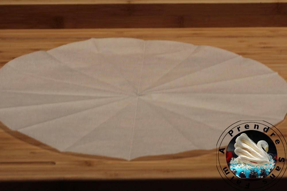 Comment faire un rond en papier cuisson (pas à pas en photos)