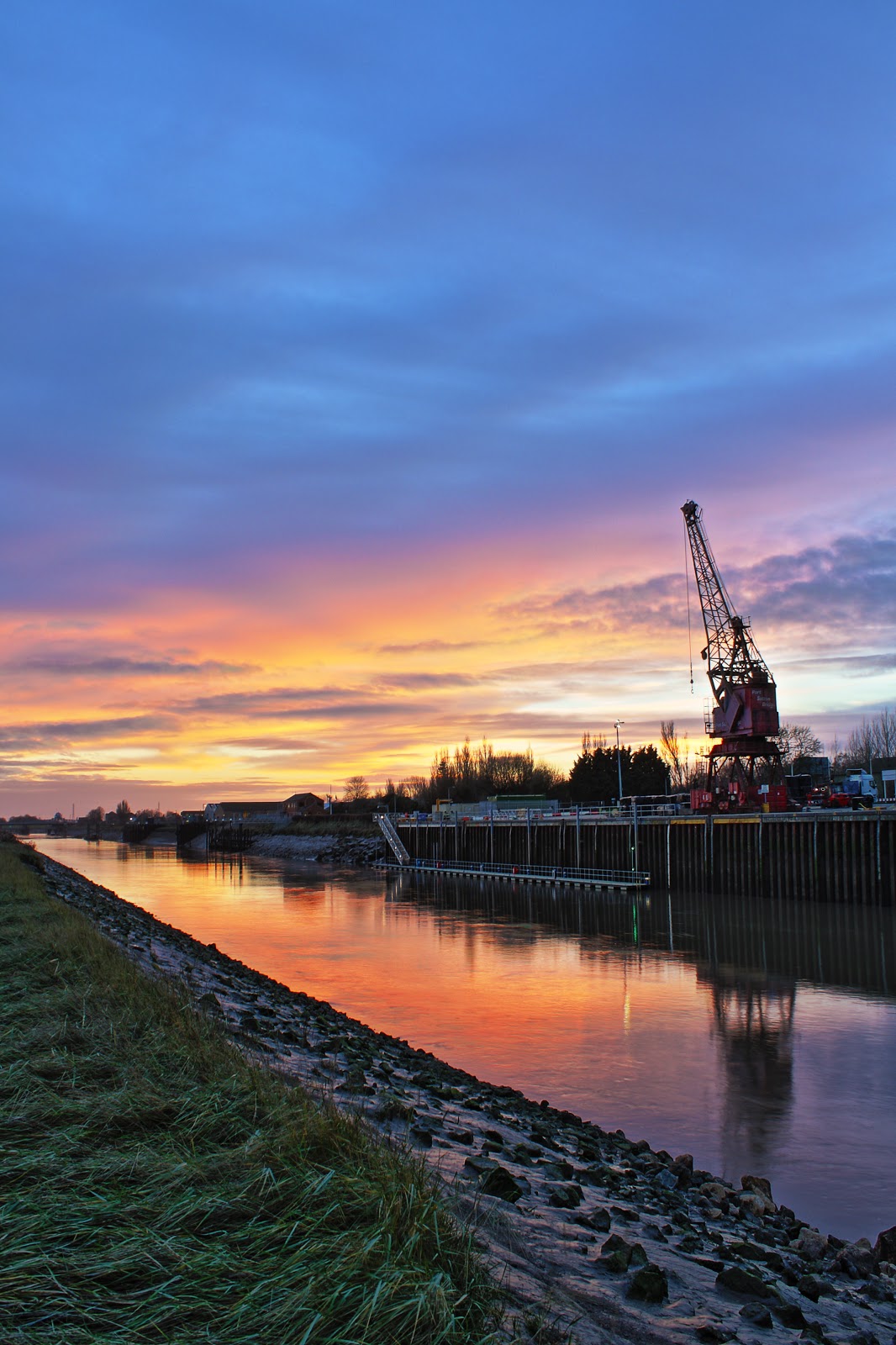 Ben's Photo Blog Sunset at Port Sutton Bridge