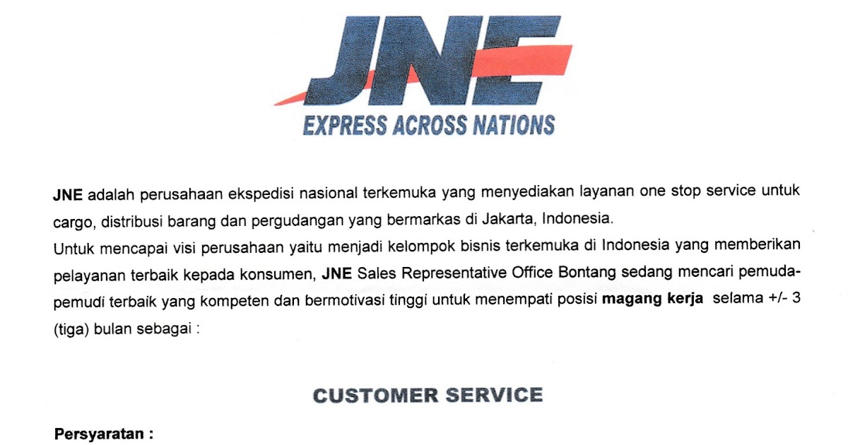 Testimoni Franchise Indonesia Jne Trik