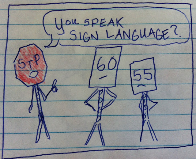 Sign Language Comic You Know, Funny