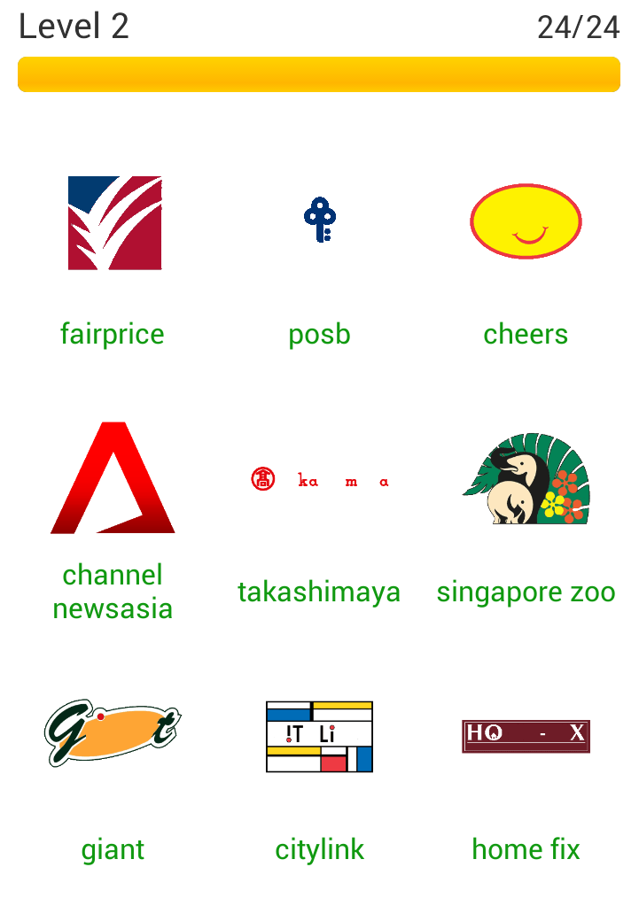 App Answers Logo Quiz SG Answers (Level 2). Permalink to: Iphone Stuck On A...