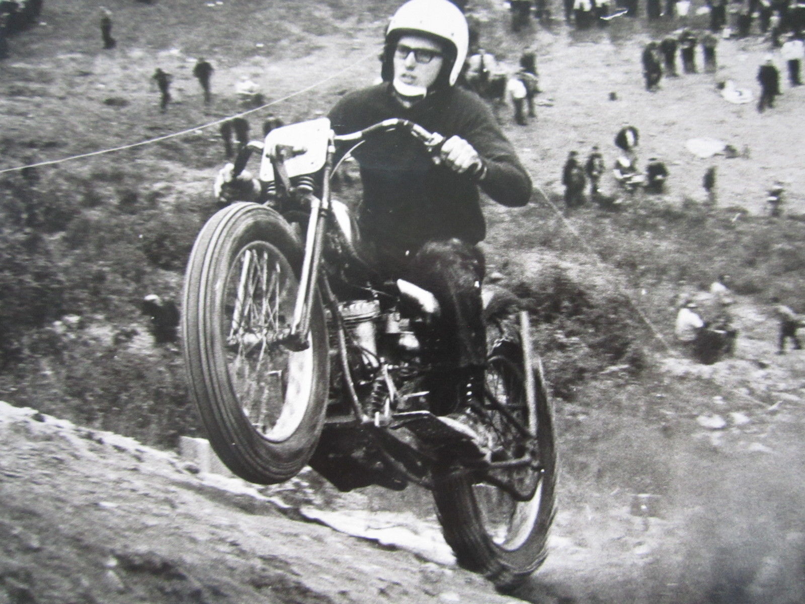 Fast is fast...: Harley hill climber.