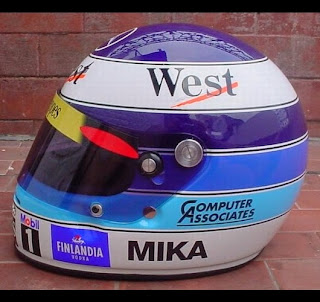 Il casco di Mika Hakkinen