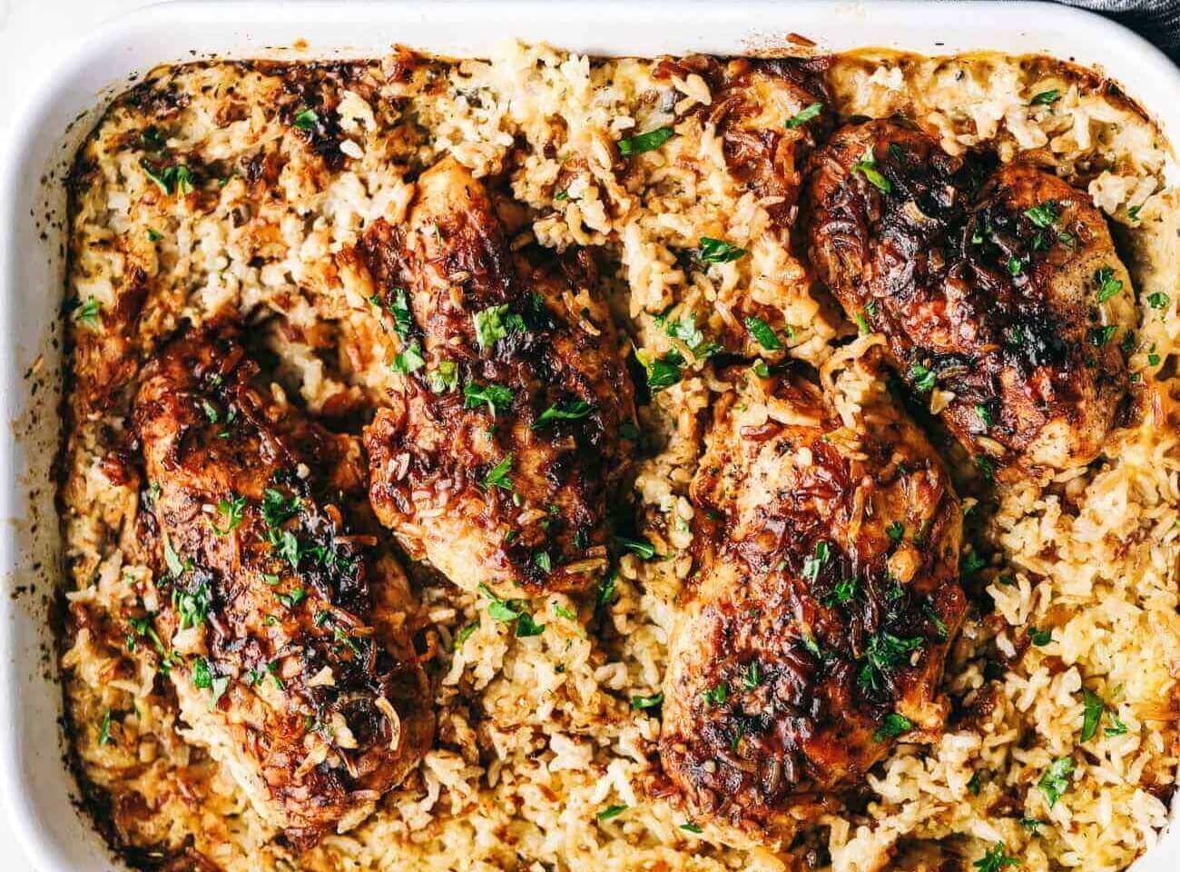 No Peek Chicken and Rice Casserole Foodie New Food Pyramid Guide