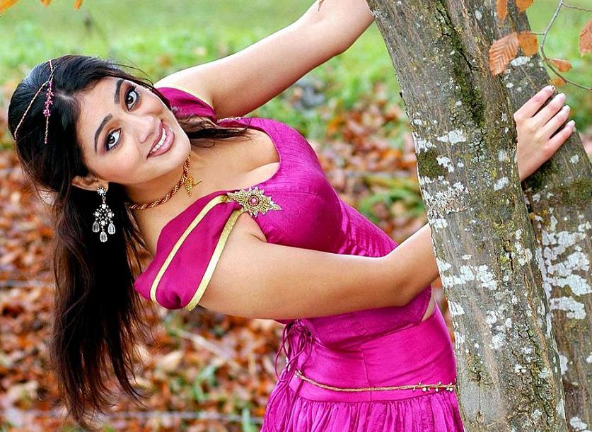 She acts in Telugu and Malayalam movies. 