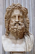 Busto do mitológico Zeus Busto do mitológico Zeus