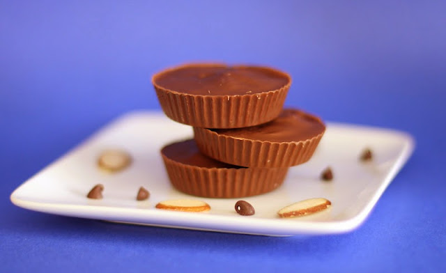 Healthy Almond Joy Chocolate Candy Cups - Desserts with Benefits