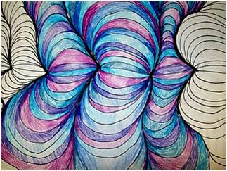 Miss Tharp's Art Class: OP ART BLOBS