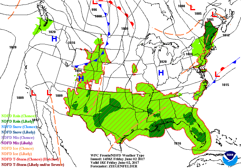 Blackstone Valley Weather Service New England Weekend Outlook 6/26/4/17