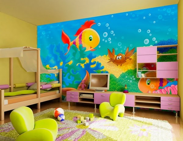 Decorate with fish in summer