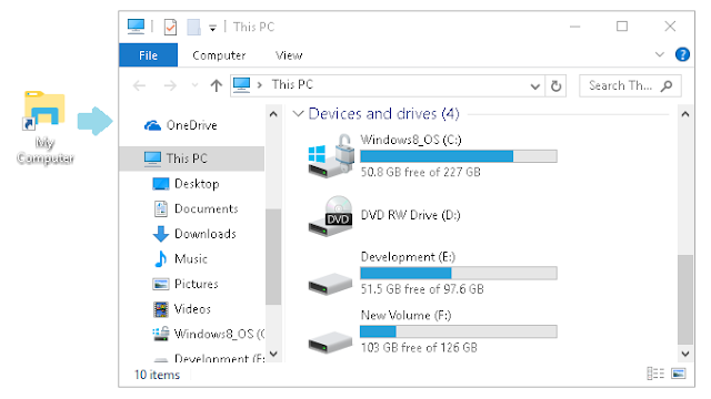 Windows 10 Quick Access Settings