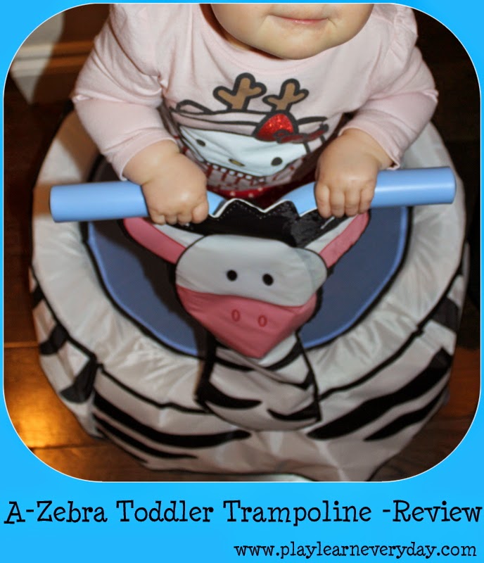 zebra toddler trampoline