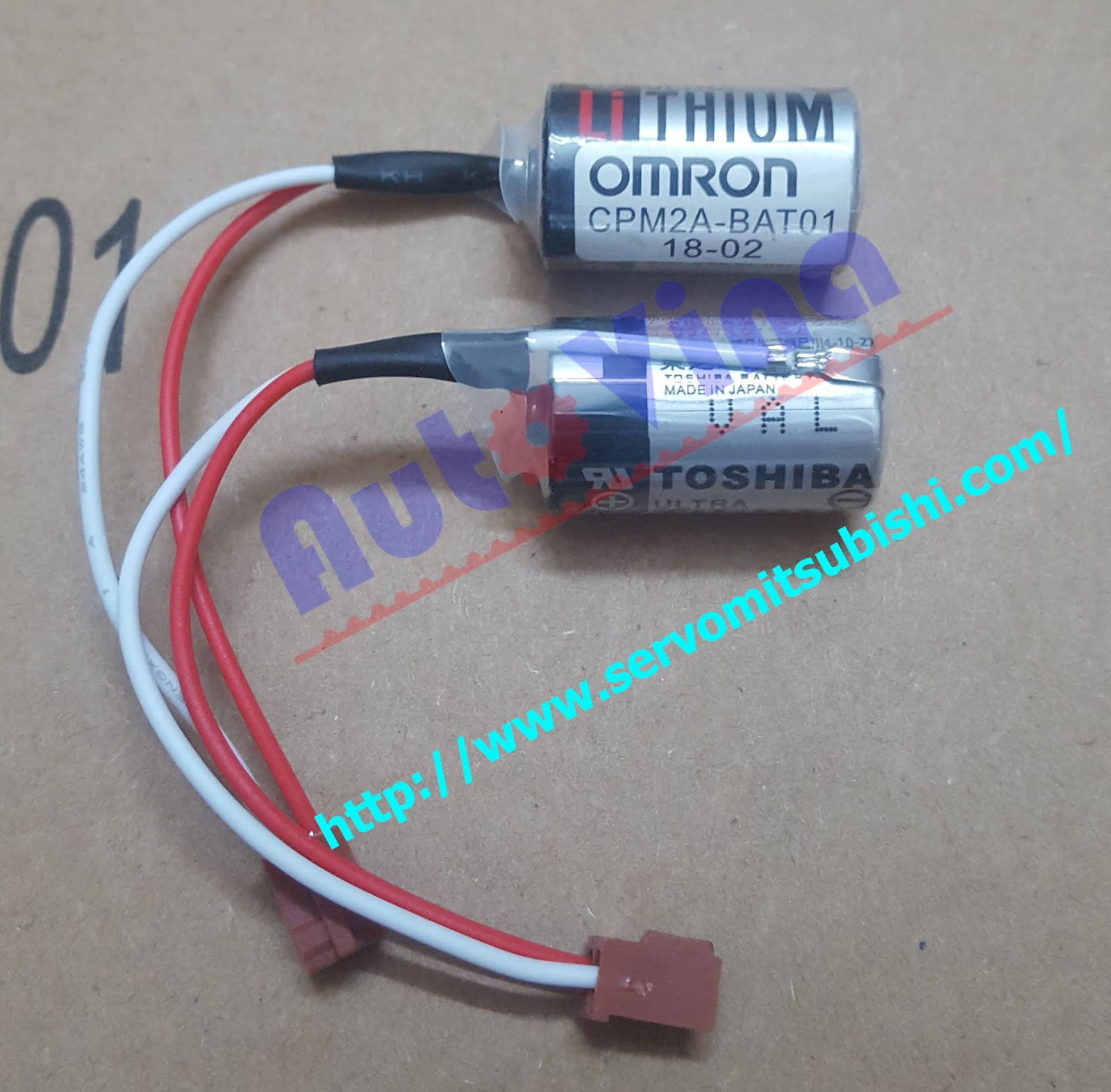 Pin Battery Lithium Toshiba CPM2A-BAT01 dùng cho PLC Omron Đại lý bán pin Battery dùng cho PLC, pin Lithium Toshiba dùng cho PLC Omron model CPM2A-BAT01