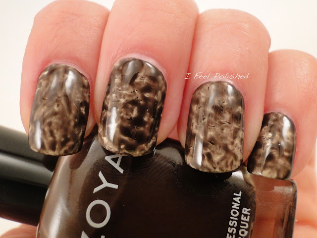 Saran Wrap Nails