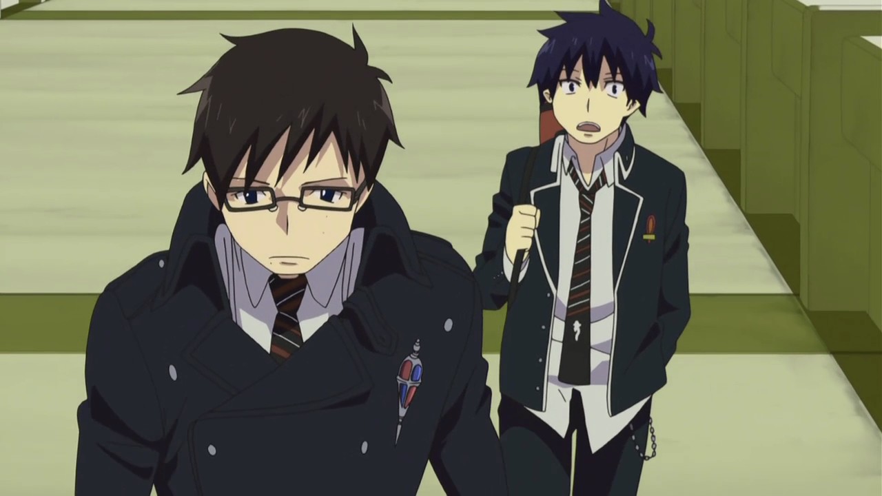 аниме синий экзорцист 3 сезон. синий экзорцист кадры. синий экзорцист выход.