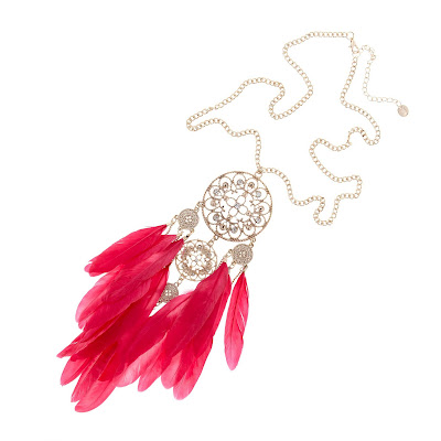 Equip Long Feather Necklace