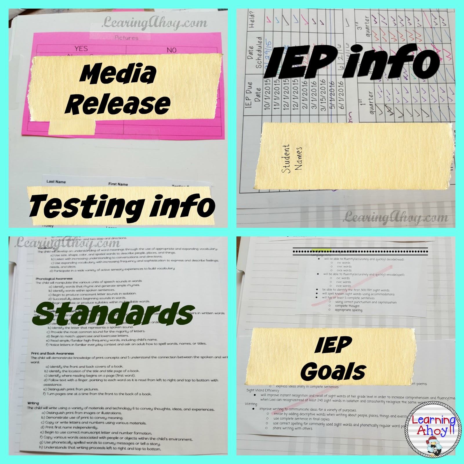 Teacher Planner SPED edition