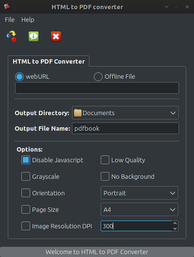 Convert HTML Pages into PDF in archlinux using HTML2PDF
